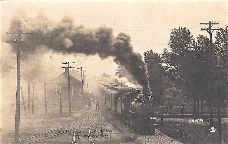 Excursion Train at St. Louis. MI